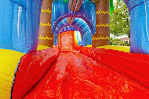 wild waves combo with slip n slide